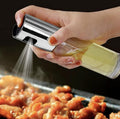 CuraFix Stainless Steel Oil Spray Bottle – Cooking Oil Sprayer Glass Oil Spray Bottle  for Cooking, Healthy Frying & BBQ Baking